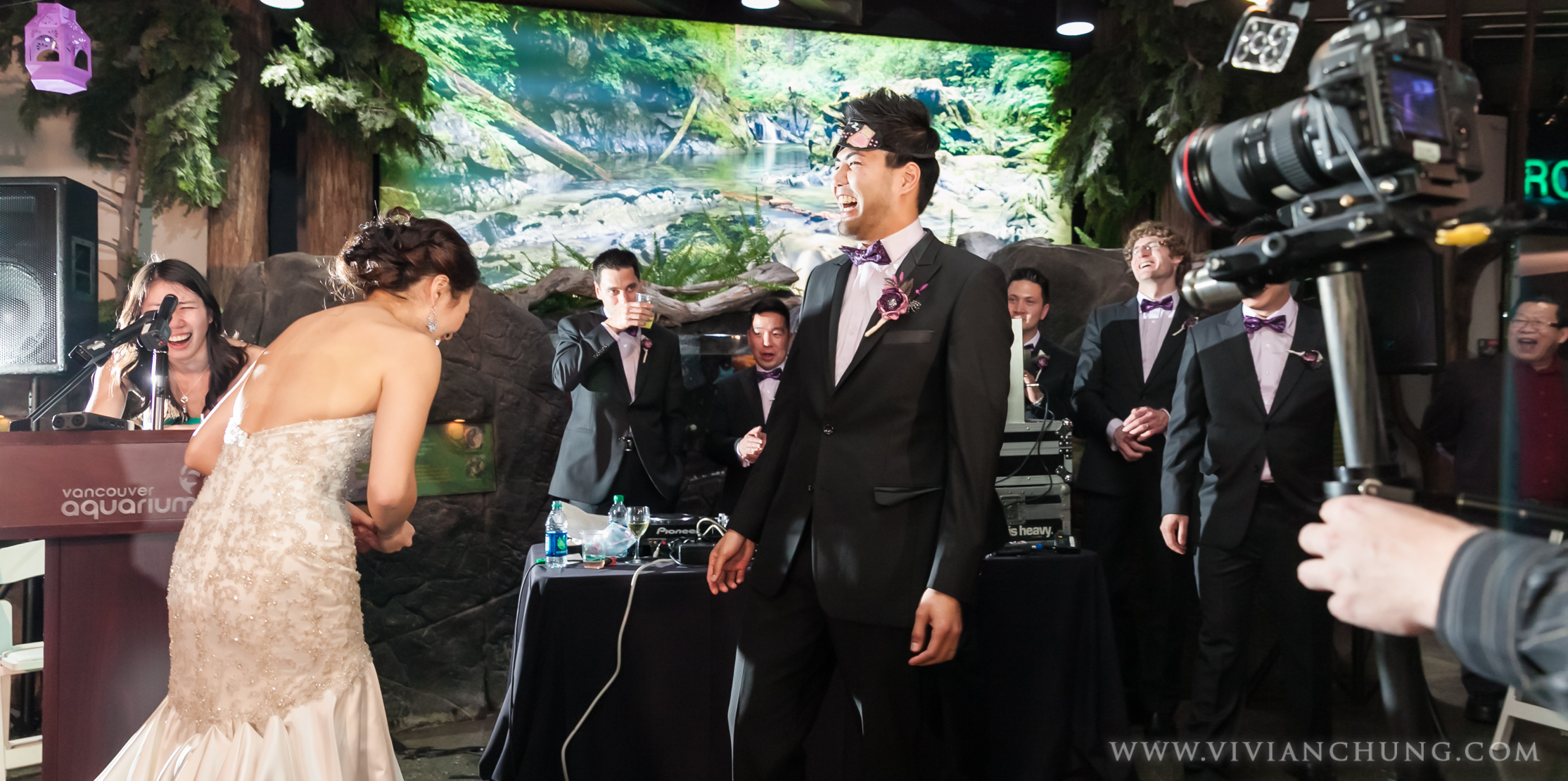 Shawn and michelle wedding, Vancouver Aquarium, Vancouver Aquarium Wedding